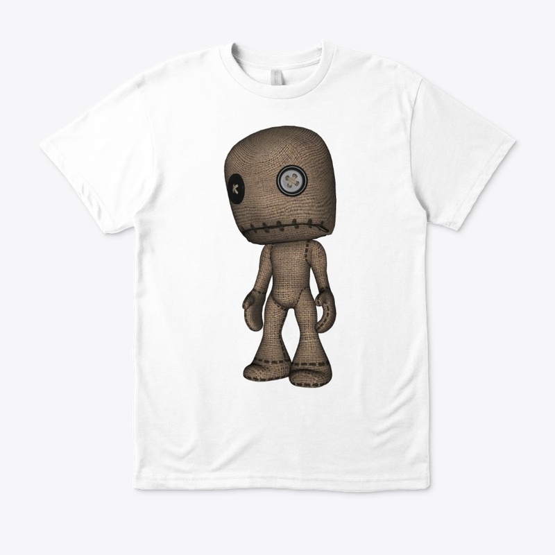 D illustration of brown character 