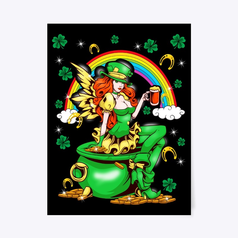Irish Fairy Girl St Patricks Day