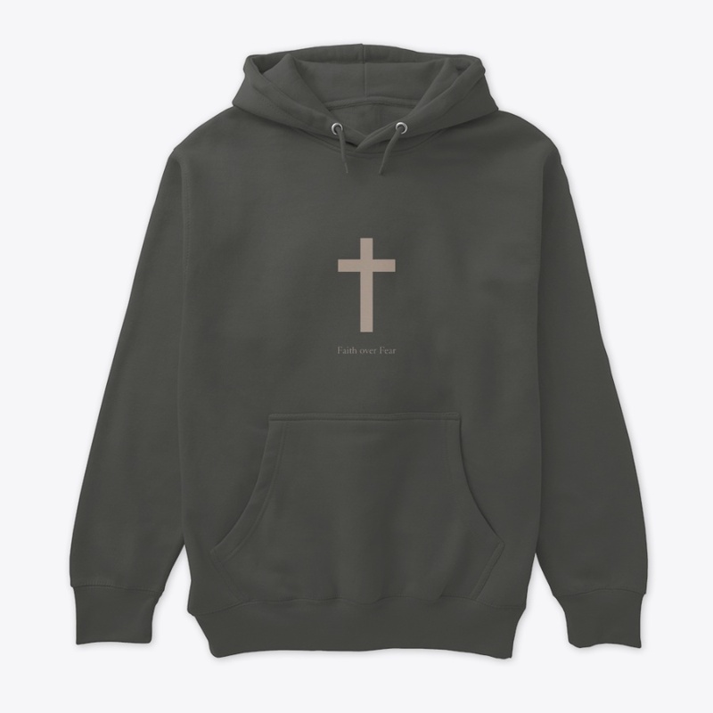 Faith Over Fear – Minimalist art