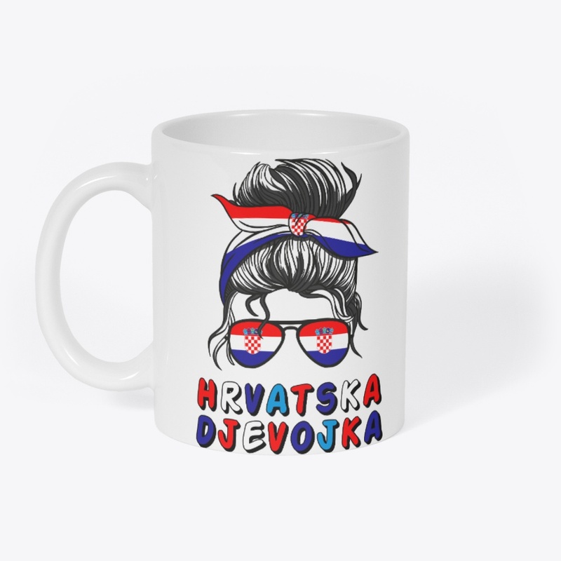  Hrvatska Djevojka Croatia Flag Girls