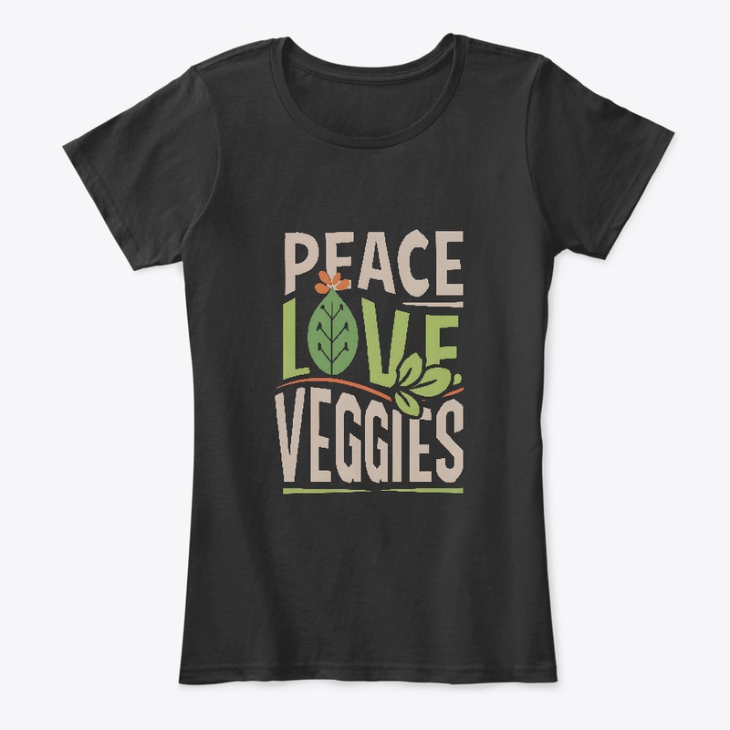 Peace Love Veggies T-shirt