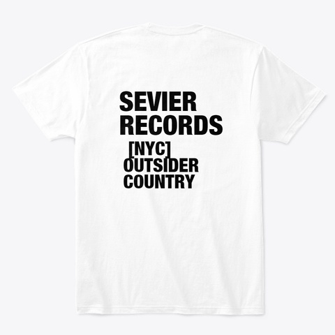 Sevier Records White Camiseta Back