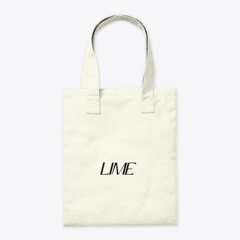 Lime tote bag