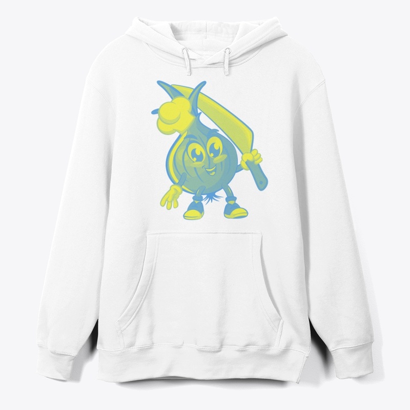 Onion Cricket Champ: Playful Mascot 