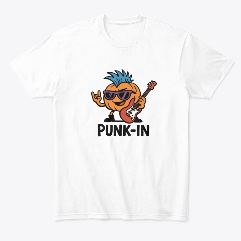 Cartoon Punk Rock Pumpkin Halloween