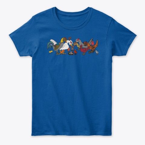 Stephanie's Chicken Club Royal T-Shirt Front