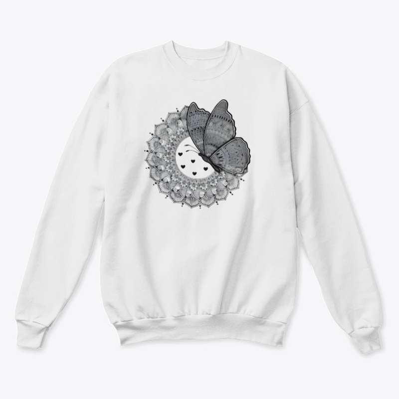 Intricate Butterfly +lion Mandala design