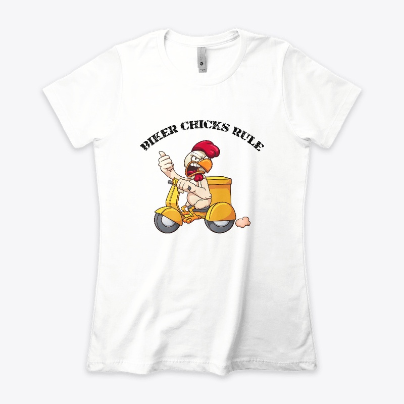 Biker Chicks Rule! Tee (Satire)