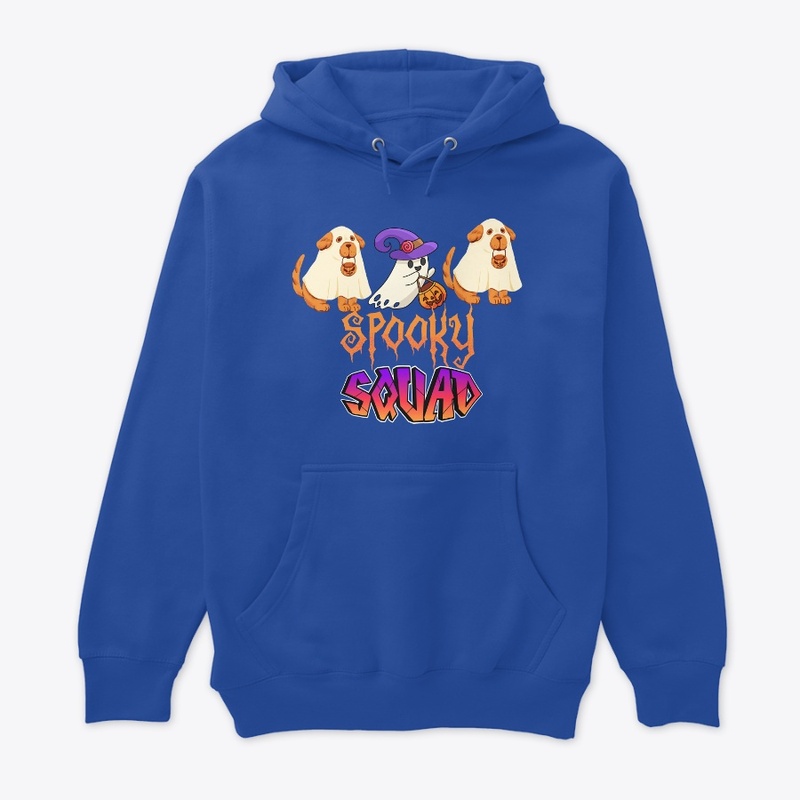 Halloween Ghost Dog Spooky Squad Tshirt