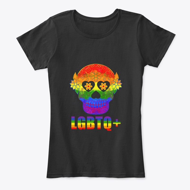 Pride LGBTQ+ Skull T shirts