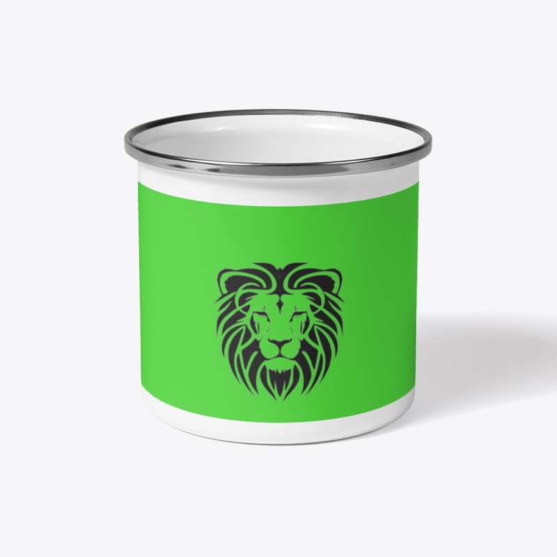 Lions fabric design mug