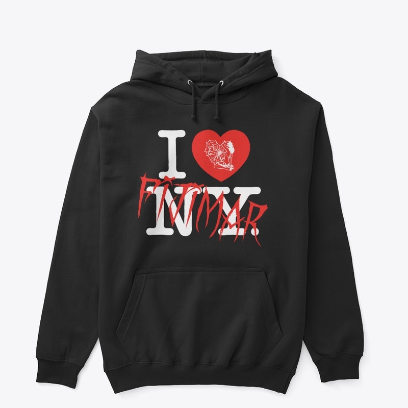 i <3 fijimar black hoodie