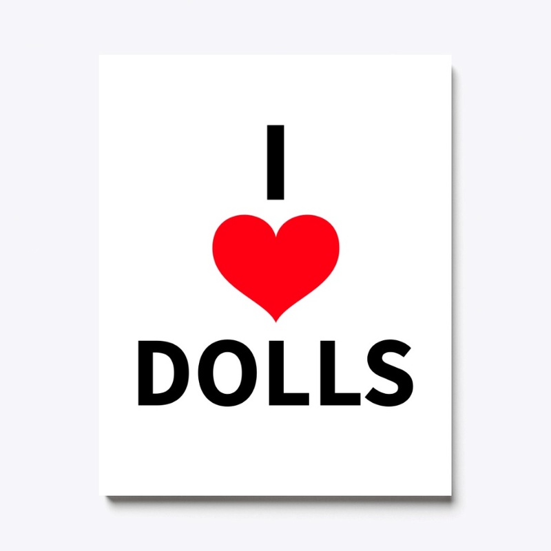 I Heart Dolls Red Heart