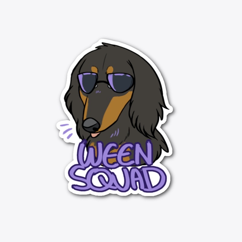 Wiener Dog Squad  Sticker