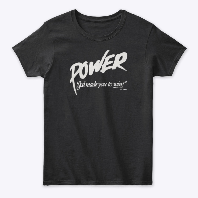 Woman’s Power Throwback Tee – 90’s Style