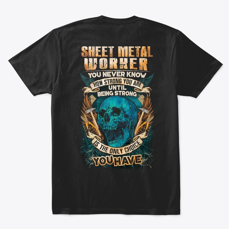 Sheet Metal Worker Being Strong Hoodie