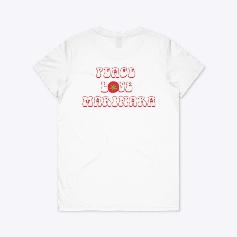Stoners “Peace,Love &Marinara’” White 