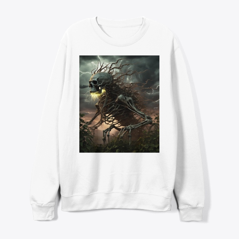 Haunting Skeletal Creature Storm