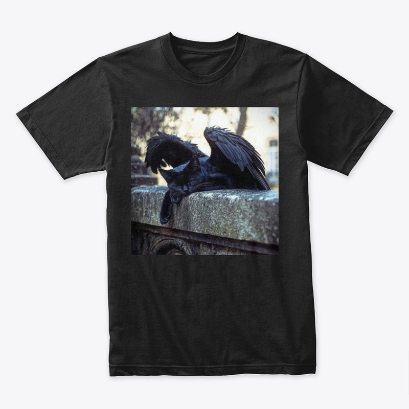 Winged Goth Cat