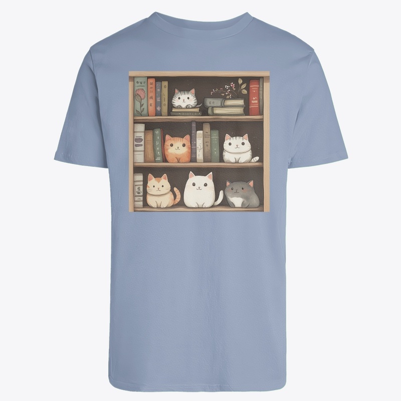 Bookshelf Cats