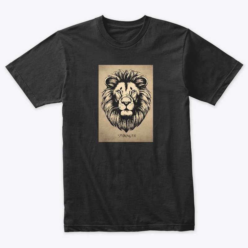 Lion print t shirt