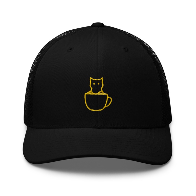 cat lovers trucker hat