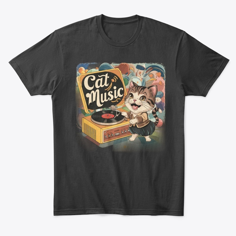 Cat vintage Music 