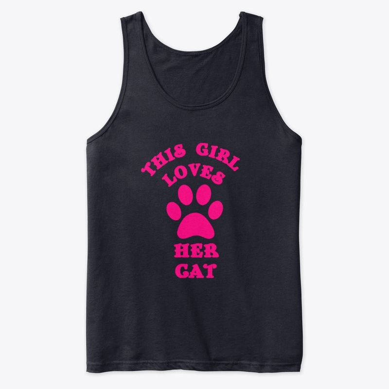 LOVES HER CAT