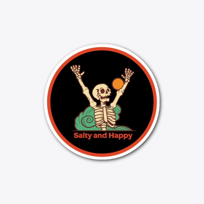 Halloween t-shirt - Salty skeleton