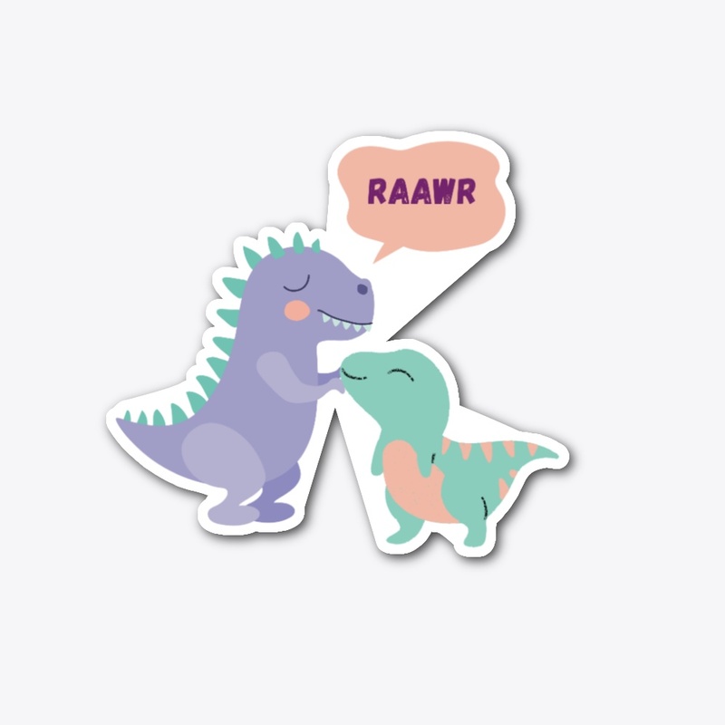 Raawr Sticker