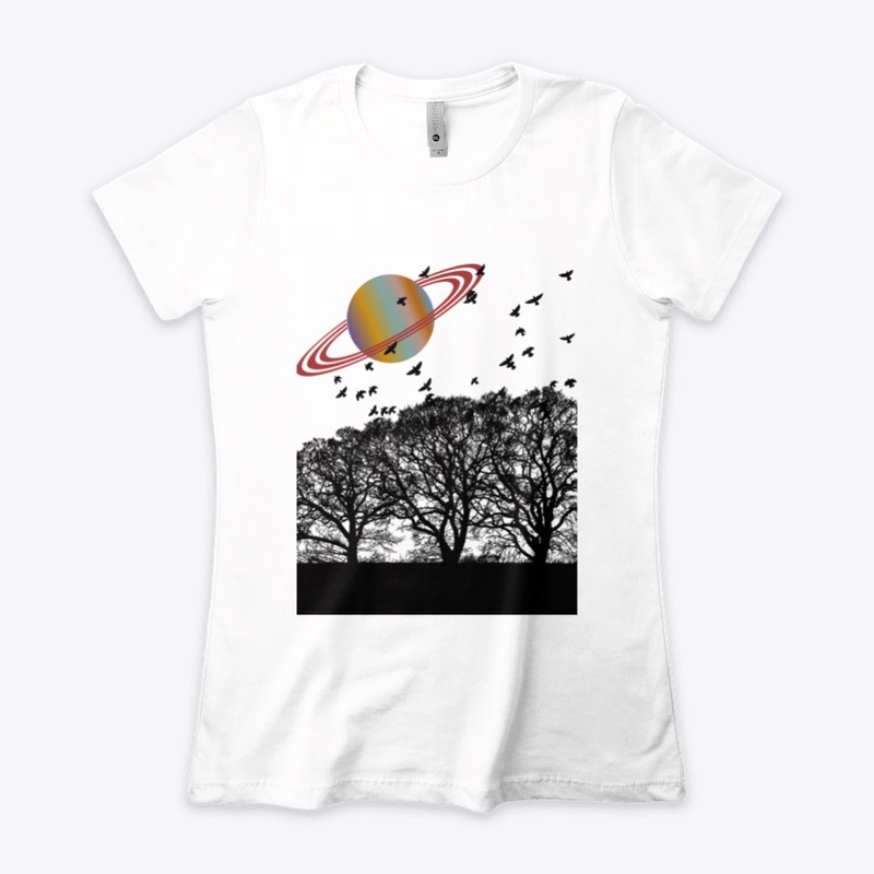 Saturn in the Night Sky