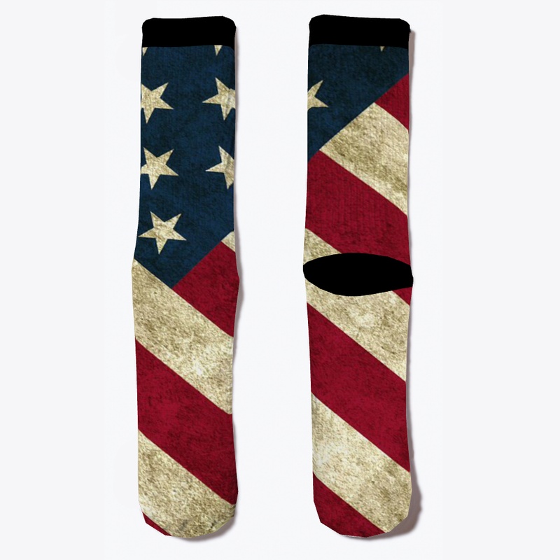 US Flag American Pride Socks, Towels 
