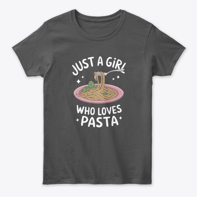 Pasta lover | dark color girls' t-shirts