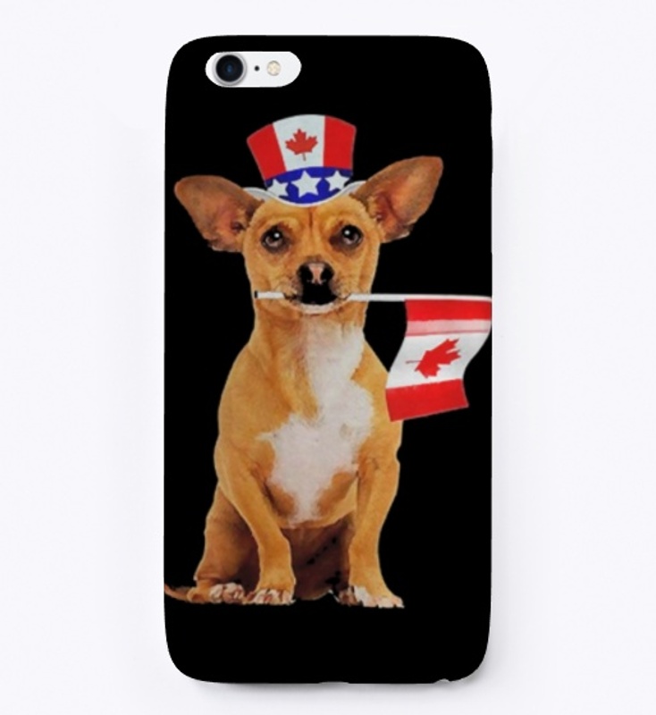 Canadian Flag Maple Leaf Chihuahua