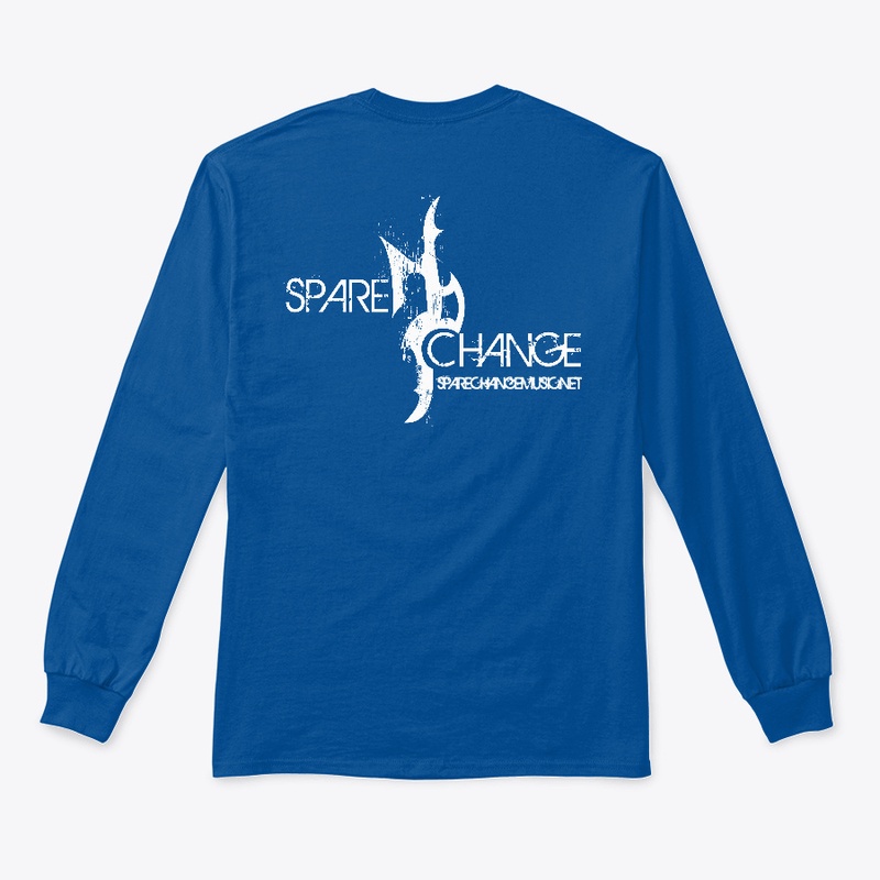 Spare Change White Logo Back