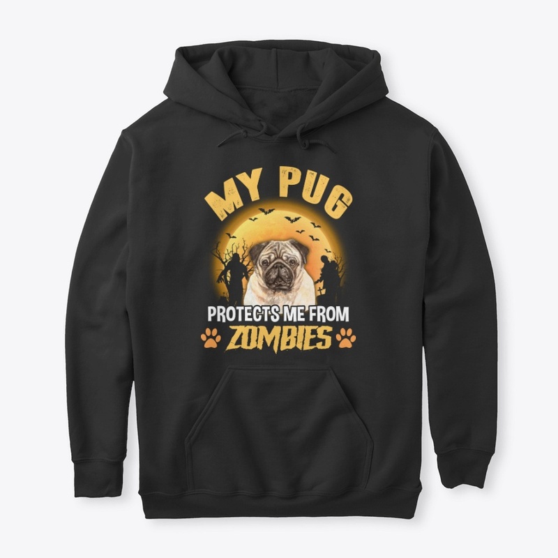 Halloween Pug Lover Gift Protect Me