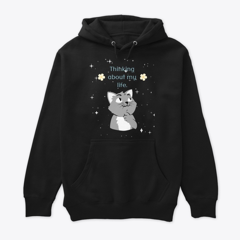 Thinking about my life cat Tees