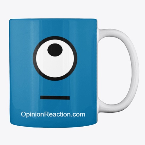 Opinion Reaction Consequences! Royal Blue T-Shirt Back