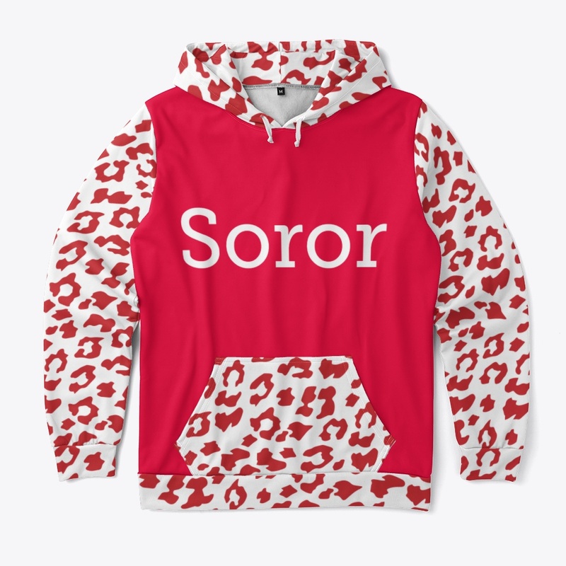 Red and White Animal Print Soror