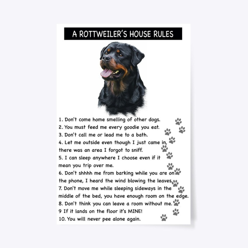 A Rottweiler's House Rules