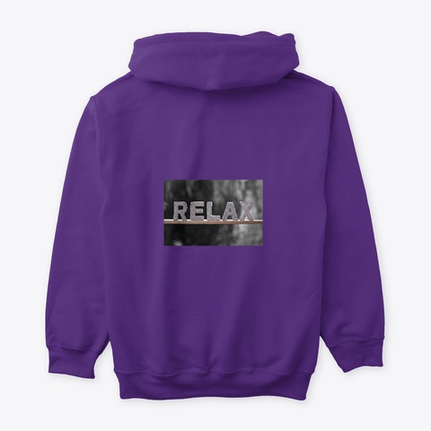 Relax And Harmony Purple Maglietta Back