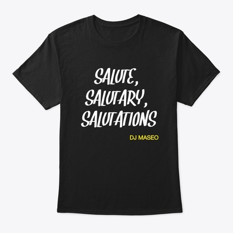 The Dugout Signature Products Black T-Shirt Front