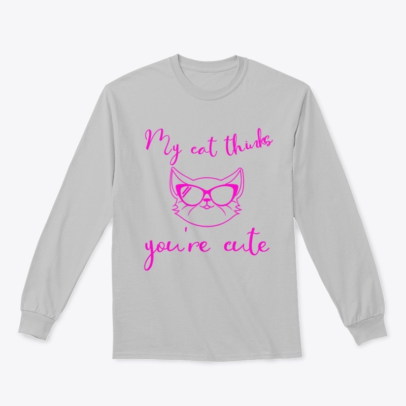 My cat thinks you're cute