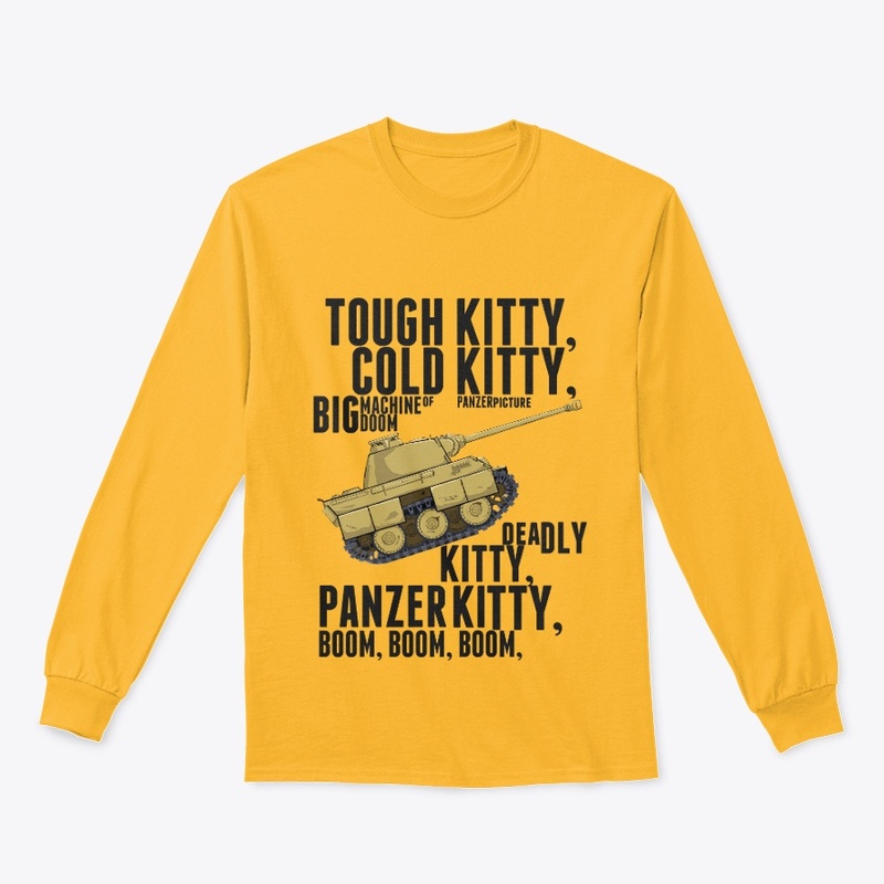 Tough Kitty Cold Kitty - Panther T-Shirt