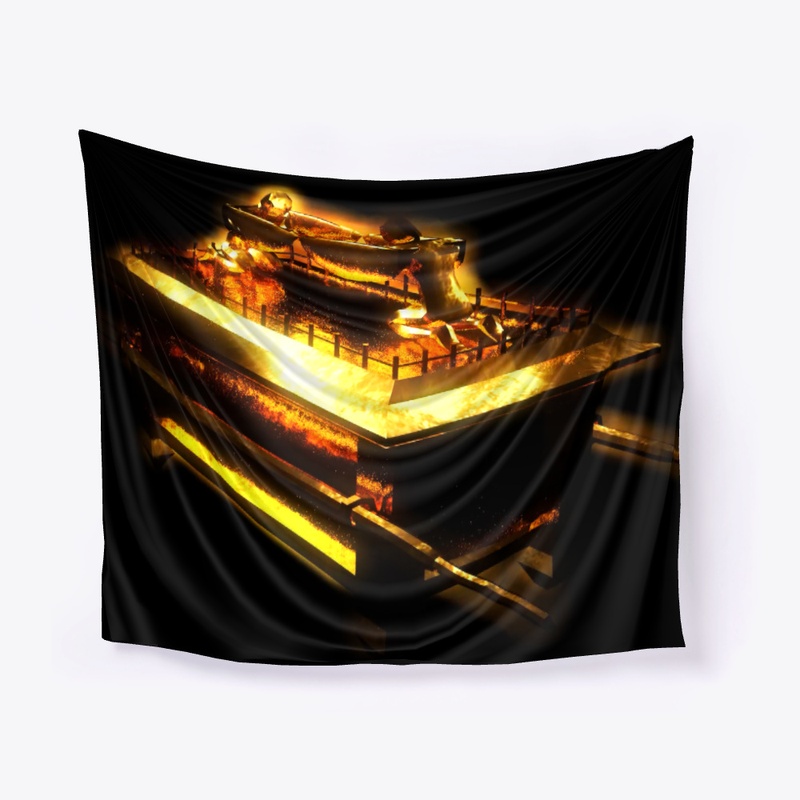 shining golden ark of the covenant