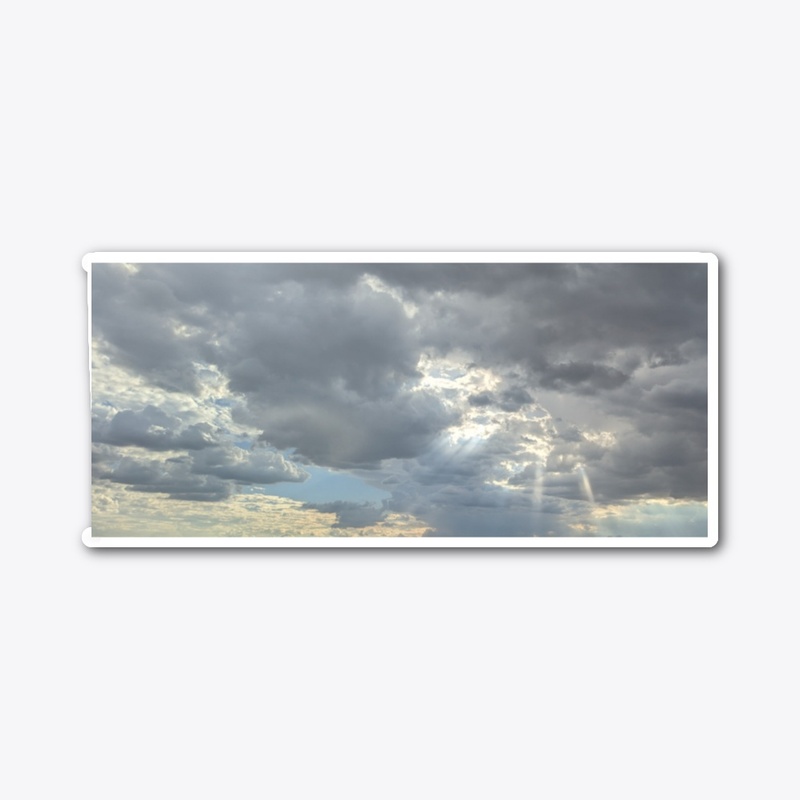 the clouds from below