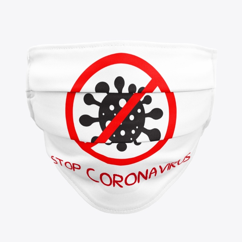 STOP CORONAVIRUS cloth face mask