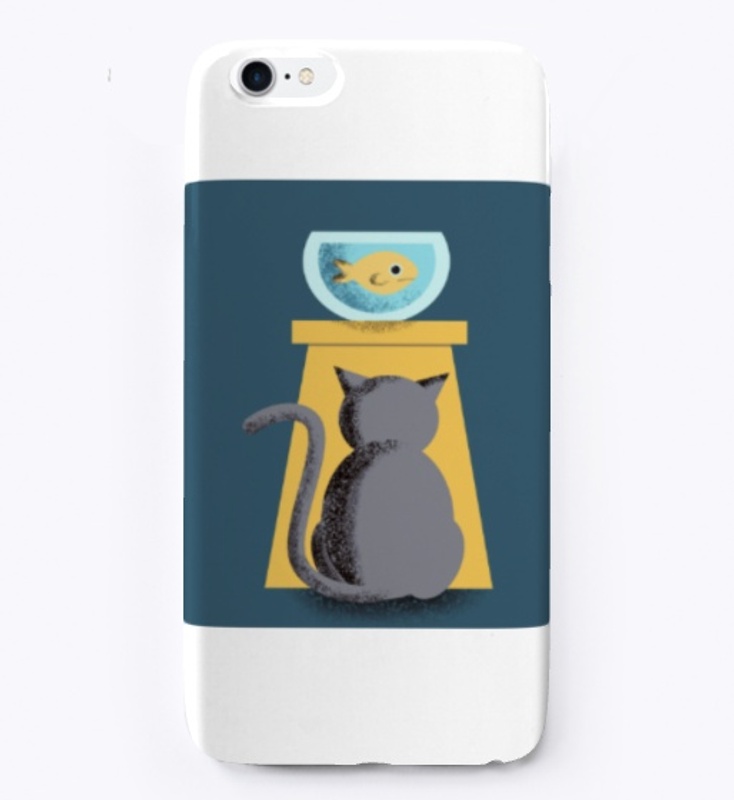 a fish and a cat