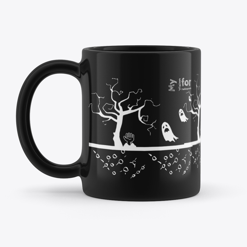 "HAL • LO • WEEN MUG"