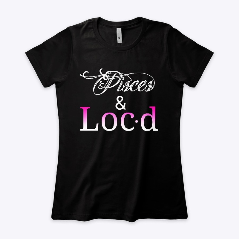 Pisces & loc'd zodiac tee shirt